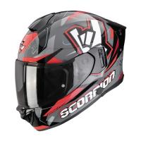 Scorpion Exo Мотошлем Exo-530 Air Rok Серый/Черный/Красный в Москве